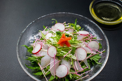 雪塩かける　ジェノバ塩