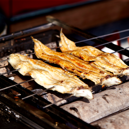 雪塩かける　抹茶塩